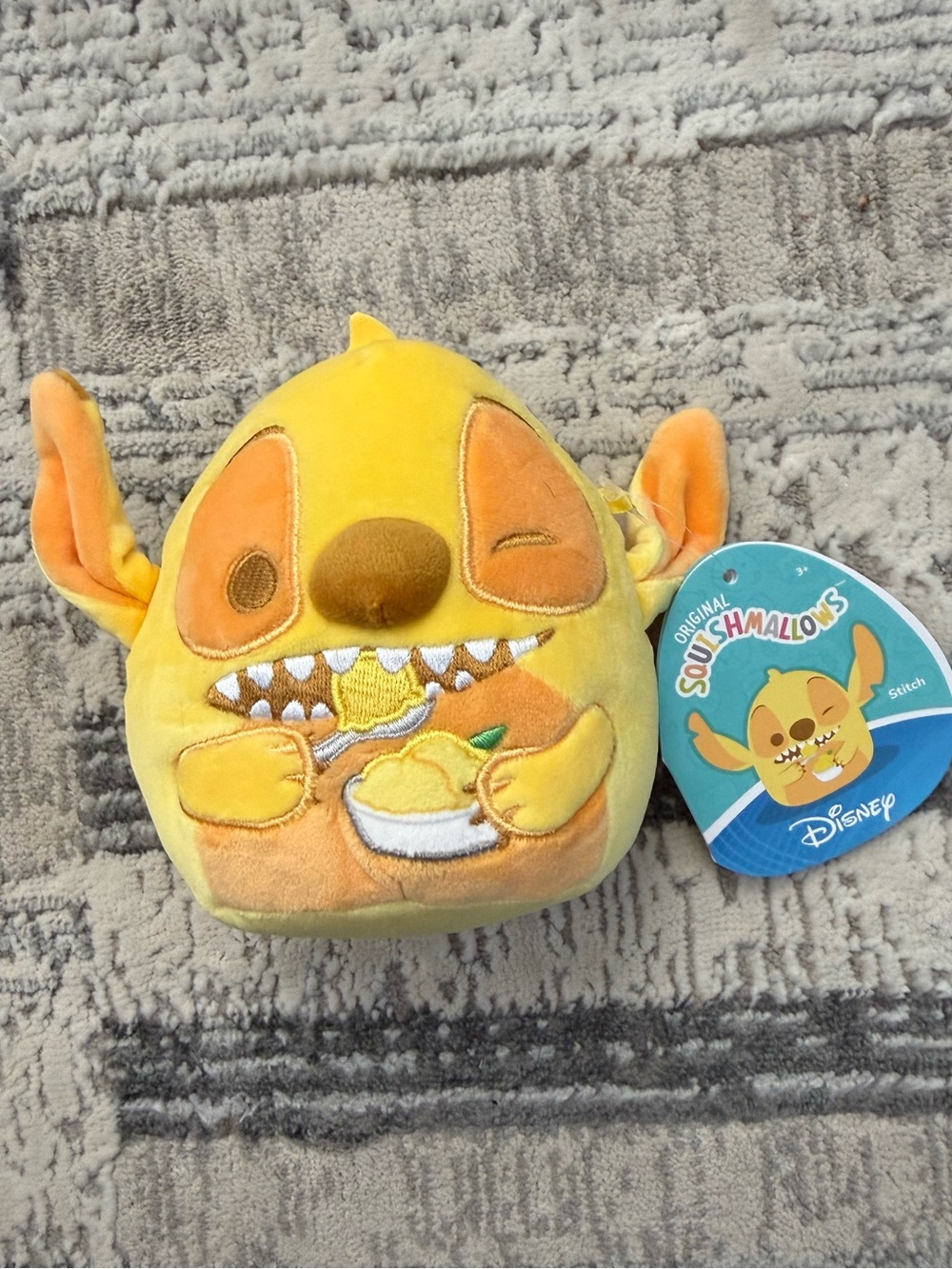 Disney Yellow Stitch squishmallow Plush Toy - Soft Collectible *New with Tags*